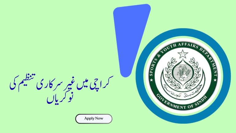 Non Governmental Organization Jobs in Karachi