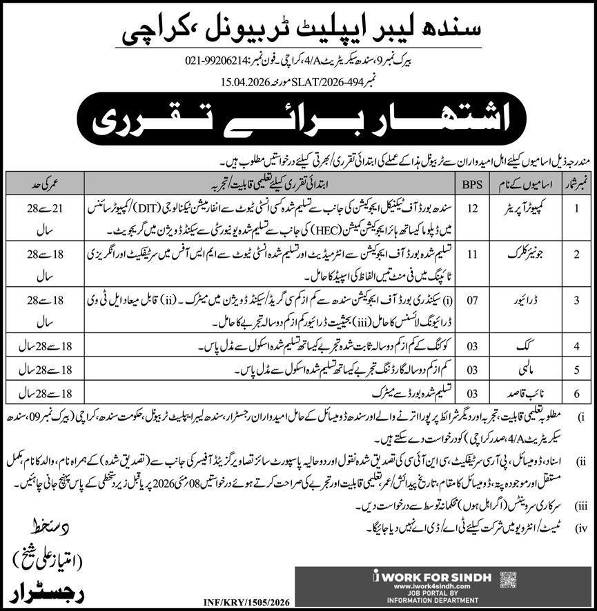 Cook Jobs in Karachi