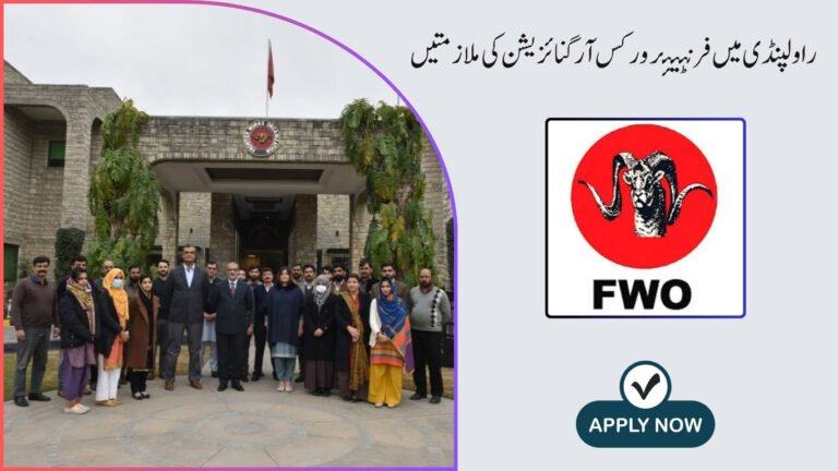 Frontier Works Organization Jobs in Rawalpindi