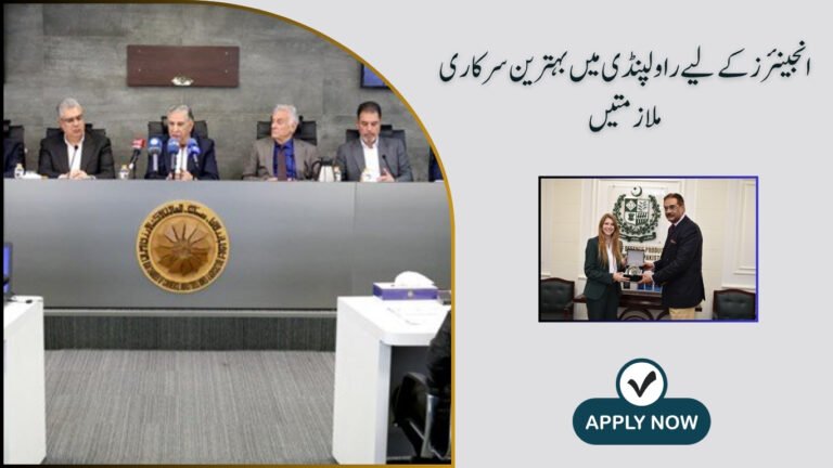 Government Organization Engineering Jobs in Rawalpindi